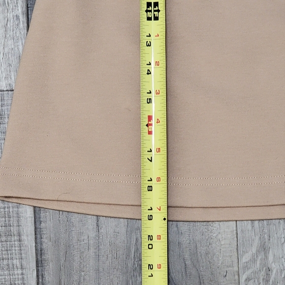 Fishers Finery Ponte Knit A-Line Skirt with Pockets - Picture 6 of 14